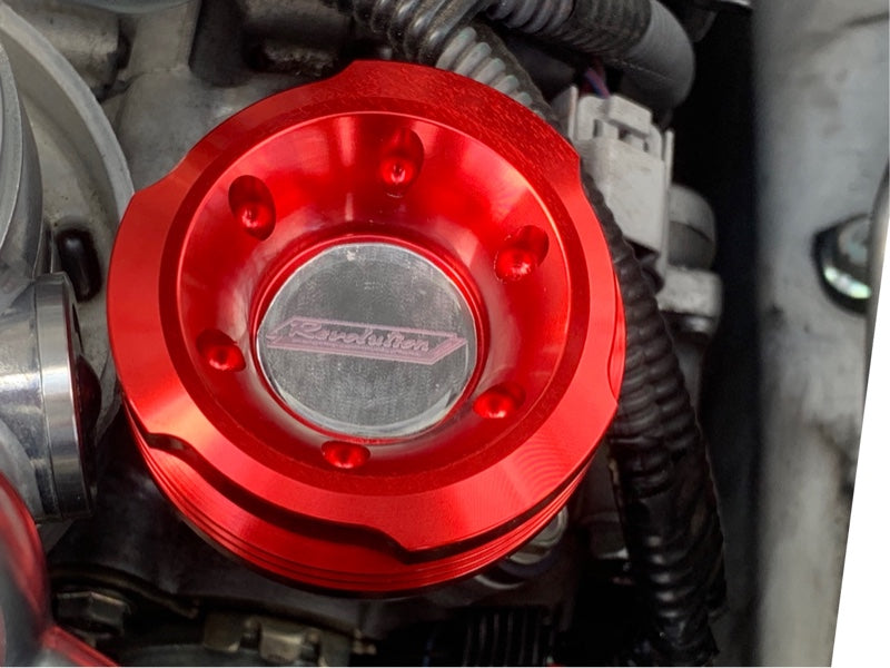 Revolution Oil Filler Cap (Silver Chrome)