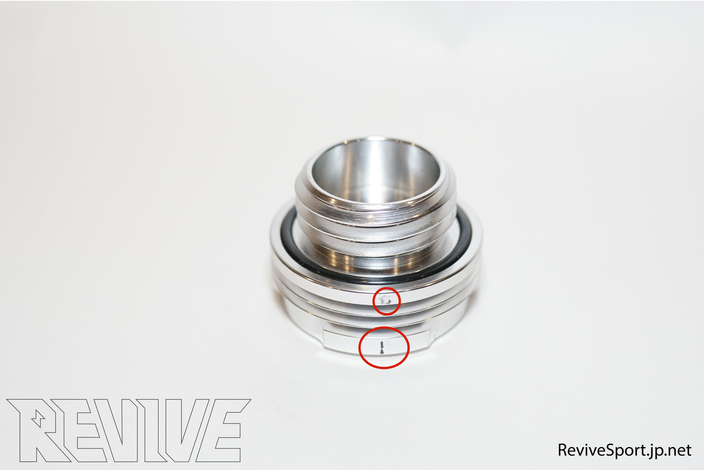 Revolution Oil Filler Cap (Silver Chrome)
