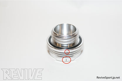 Revolution Oil Filler Cap (Silver Chrome)